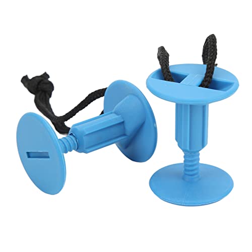 Plugue de corda para prancha de surf, plugue de corda de prancha de surf plástico de nylon 6 peças s