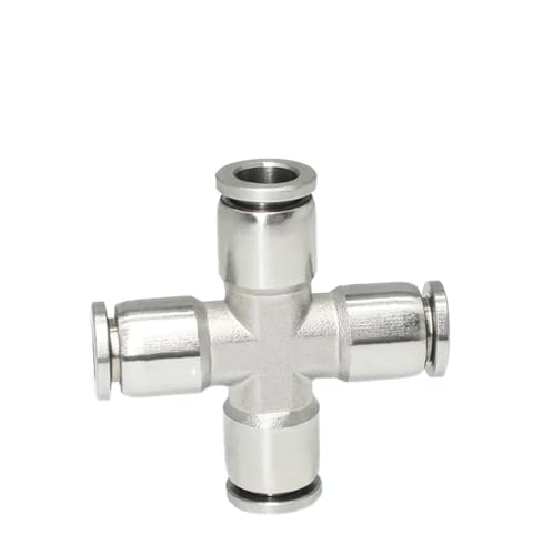 Conector neumático de acero inoxidable 304 de 8mm para alta presión 2