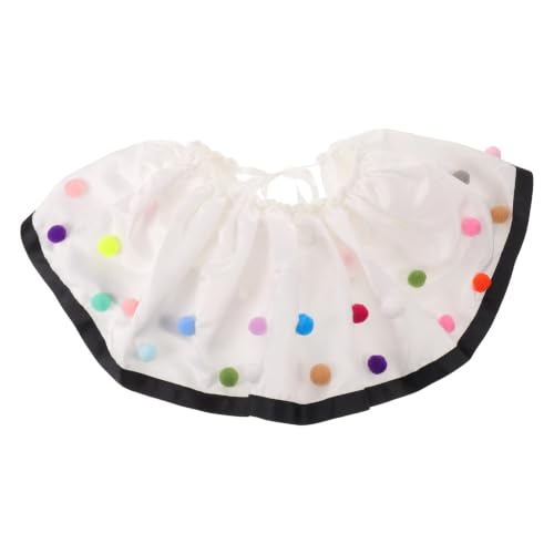Collar ajustable Lurrose estilo cuello de payaso con volantes para trajes de disfraces y circo