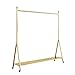 XKYDYF Wieszak Na Ubrania, Wielofunkcyjne, Zdejmowane Wieszaki Na Ubrania Na Kółkach Z Wieszakiem Na Buty, Na Ubrania, Kurtki, Plecaki/Złoto/120X40X120 Cm