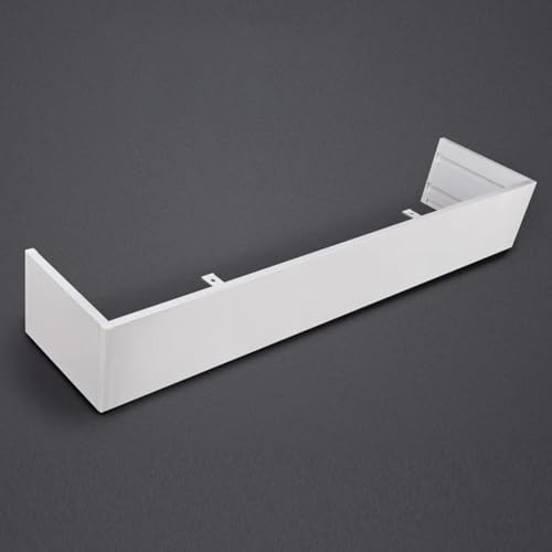 HUNTFF Cenefa de Techo Recortable para rieles Dobles, Cenefa Decorativa para Ventana salediza de 3,6 m, solución Elegante para Dormitorio sin rieles.