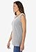 Woman Within Plus Size Perfect Scoopneck Tank (Petite Available) - 1X, Heather Grey