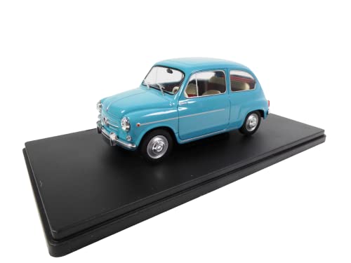 OPO 10 - Carro em miniatura de coleção em escala 1/24, compatível com Fiat 600D 1961
