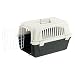 Ferplast Trasportino Gatto, Trasportino Cane Taglia Piccola, Cani e Gatti fino a 5 Kg, Porta in Ferro Plastificato, Fessure di aerazione, 32,5 x 48 x h 29 cm, ATLAS 10 EL Trasportino Rigido, Nero