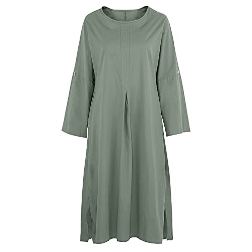 Women Dresses For Special Occasions Denim Shirt Dresses Casual Loose Maxi Long Dress Half Sleeve Distressed Jean Dress Summer Beach Outfits 2023 Beach Wedding Guest Dresses For Women #TOP4