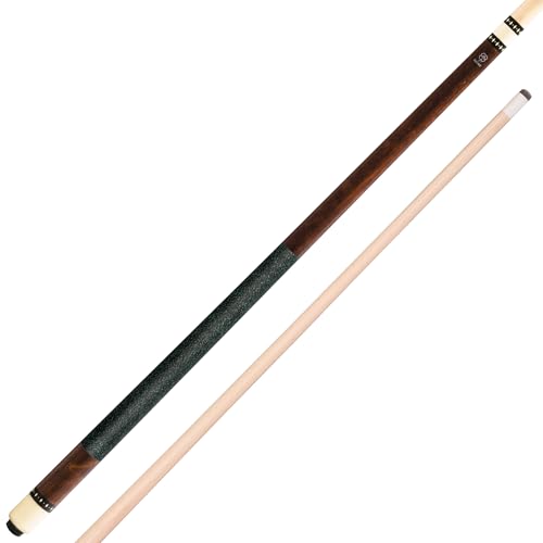 Taco de Billar McDermott Lucky L9, Envoltura de lino irlandés, Punta de taco de 13 mm, Unión 3/8"-10, con funda suave con logo de trébol bordado miniatura 3