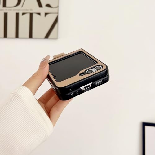 Protéger Galaxy Z Flip 5 5G écran rayé étui bleu rabat König Design support - 4