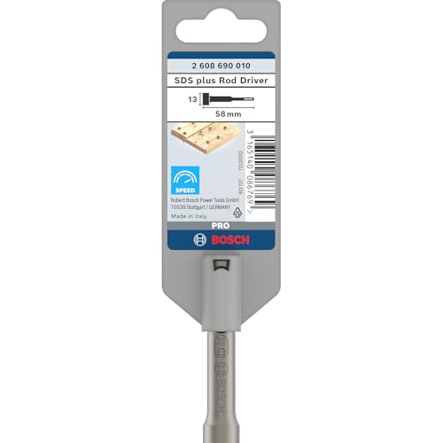 Burin chasse clous SDS Plus Longueur 58mm Ø13mm BOSCH 2608690010 - vue 7