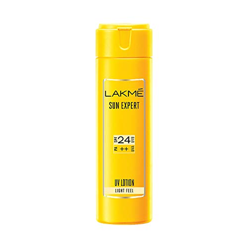 Image of LAKME Rose Face Powder, Matte For Oily Skin, Warm Pink, 40g & Sun Expert SPF 24 PA Fairness UV Sunscreen Lotion, 60ml