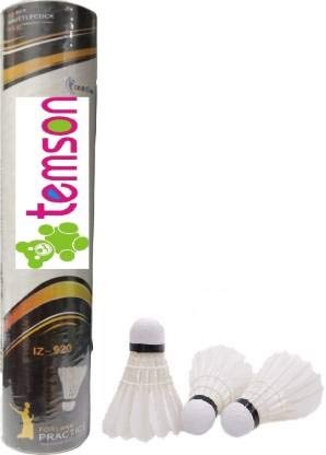 TEMSON Sports Badminton Shuttlecock Outdoor Toy Set Feather Shuttle - Multicolor (Medium, 77, Pack of 1)-image-47