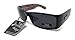 Locs Mens Hardcore Gangster Sunglasses Bandana Print BLACK/RED