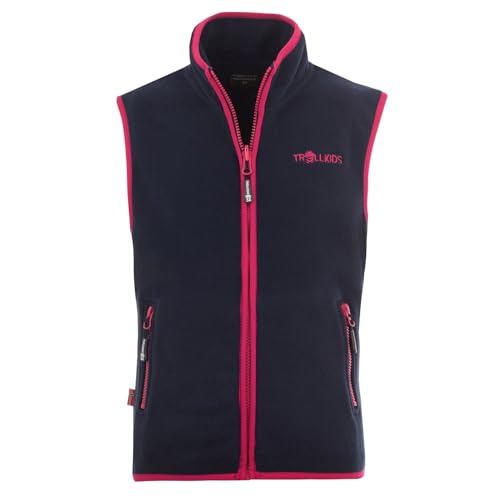 Trollkids Kids Arendal Vest 98, navy/pink