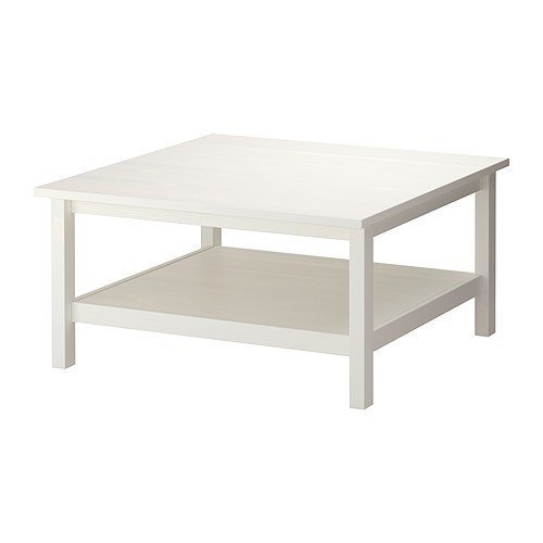 IKEA HEMNES - Mesa de centro (90 x 90 cm), color blanco