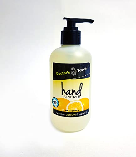 Doctor's Touch Hand Sanitizer With Real Lemon Vitamin E And