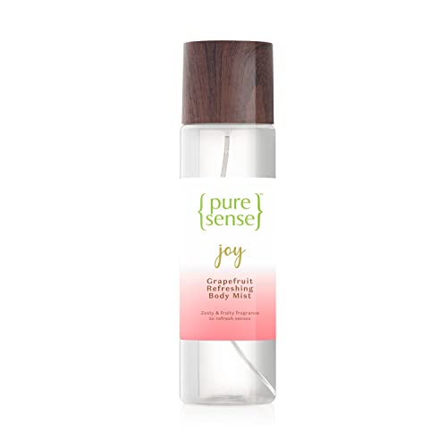 PureSense Joy Grapefruit Refreshing Body Mist Long Lasting Fragrance Women’s Perfume Instant Mood Lifter | Cruelty Free | 150 ml