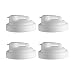 reCAP Mason Jars Pour Cap (Pack of 4), Wide Mouth, Natural