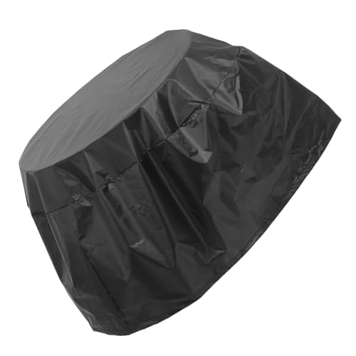 ifundom Cubierta de la Parrilla de Barbacoa parilla Parrilla de carbón Funda para Barbacoa Cubierta para Barbacoa Cubierta de Parrilla para jardín Campana de Parrilla de Tela Oxford Black