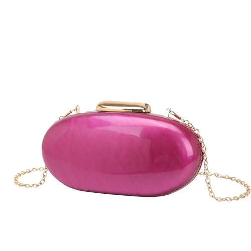 Sac de téléphone en acrylique nacré rose pour sublimer vos soirées d'été