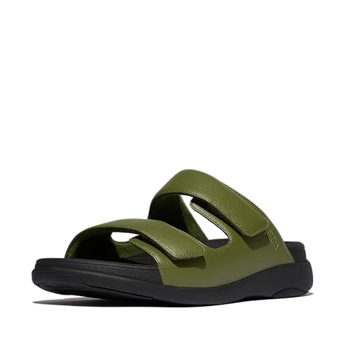 Sandales F-Mode Go Fitflop homme à deux barres réglables vert 45