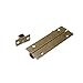 Quluxe 3 Inch Solid Cast Brass Barrel Bolt, Antique Brass Door Slide Latch Lock, Heavy Duty Gate Sliding Bolt Latch- Bronze (Pack of 2)