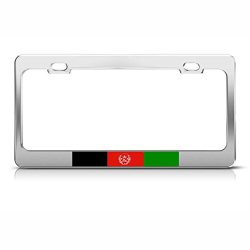 Preisvergleich Produktbild Moon Kennzeichenhalter, Mond-Flagge aus Chrom, strapazierfähig, perfekt für Herren und Damen, Auto-Garadge