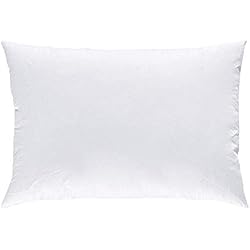 Mack - Cojín cómodo con relleno de plumas, cojín de plumas para un sueño reparador, 40 x 80 cm