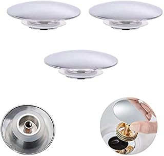 CYIOU 3Pcs pop up sink plugs bathroom sink plugs kitchen sink plug replacement for Kitchen Bathroom Drain Plug (38mm/1.5in)