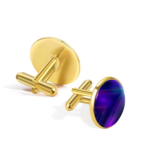 coole dromerige geometrie foto Manchetknopen voor mannen set gepersonaliseerd - Image 4