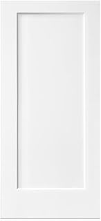 30 in. x 80 in. 1 Panel Hollow Core White Finished Composite Interior Door Slab