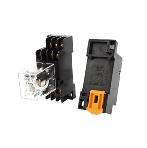 Relais électromagnétique HH53PL DC 24V pour armoire électrique de domotique et atelier