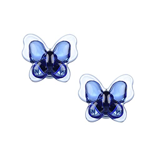 CcHhyyt Paquete de 2 pomos de cristal con forma de mariposa para cajones, pomos de cristal azul, pomos de cristal brillante, pomos de armario para guardería, habitación de niña (2) Cover