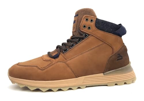 BULLBOXER Herrenschuhe Stiefel Schnürer Braun Freizeit,...