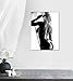 Sexy Canvas Wall Art Nude Woman in Bath Posters and Prints Abstract Naked Black White Artwork Wall Decor for Apartment Hotel Bathroom Bedroom Bar Decoration Ready to Hand 12x16inch