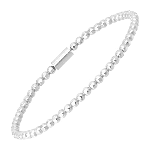 Silpada 'Charlotte' Sterling Silver Stretch Bracelet, 6.75