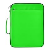 Chartreuse Organiseur de fichiers 7 poches Format A4 avec fermeture éclair pour documents