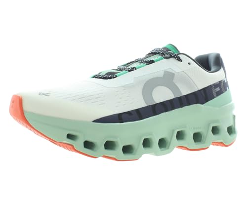 Preisvergleich Produktbild ON Cloudmonster Herren-Sneaker, Ungef rbtes Wei / Creek, 45 EU