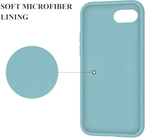 Image of VONZEE Microfiber Candy Case Compatible for iPhone 7 /8 /SE /SE (3rd Gen) Smooth Touch Cushion Liquid Soft Silicone Gel Rubber Phone Cases 4.7 inch|Solid (Cactus)