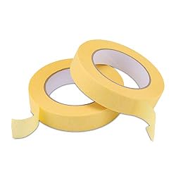 Lichamp 25mm x 50m Yellow Automotive Masking...