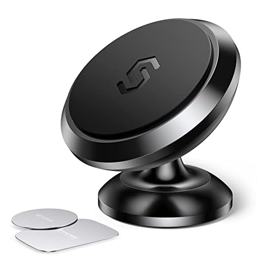 Magnetic Phone Car Mount, Syncwire Car Phone Holder for Dashboard, Cell Phone Car Kits, 360° Adjustable Magnet Cell Phone Mount Compatible with iPhone, Samsung, LG, GPS, Mini Tablet and More