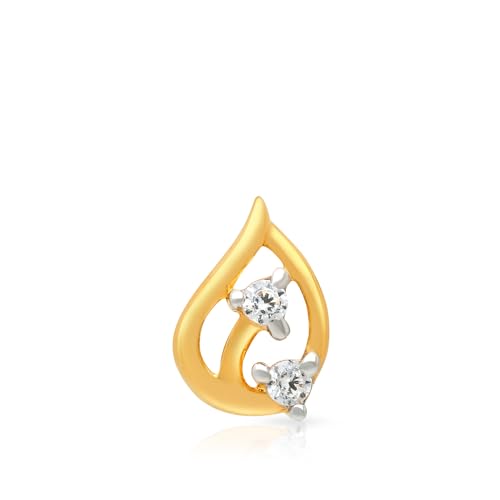 Malabar Gold & Diamonds Yellow Gold Nose Pin for Women 22 k | 22k BIS Hallmark (916) Nose Stud for Women and Girls with Piercing - Image 3