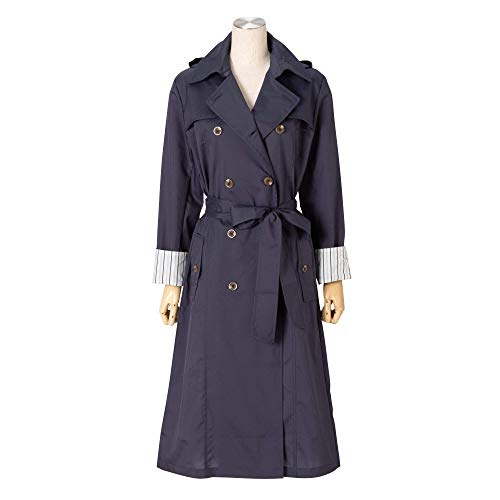 フランフラン アネロ レイントレンチコート ネイビー