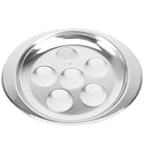 Dimensions Pratiques: Avec des dimensions compactes de 7,68 x 6,69 x 0,39 pouces et un poids léger de 158 grammes, ce plat de cuisson d'escargots est facile à manipuler, ranger et transporter, adapté pour un usage domestique ou professionnel