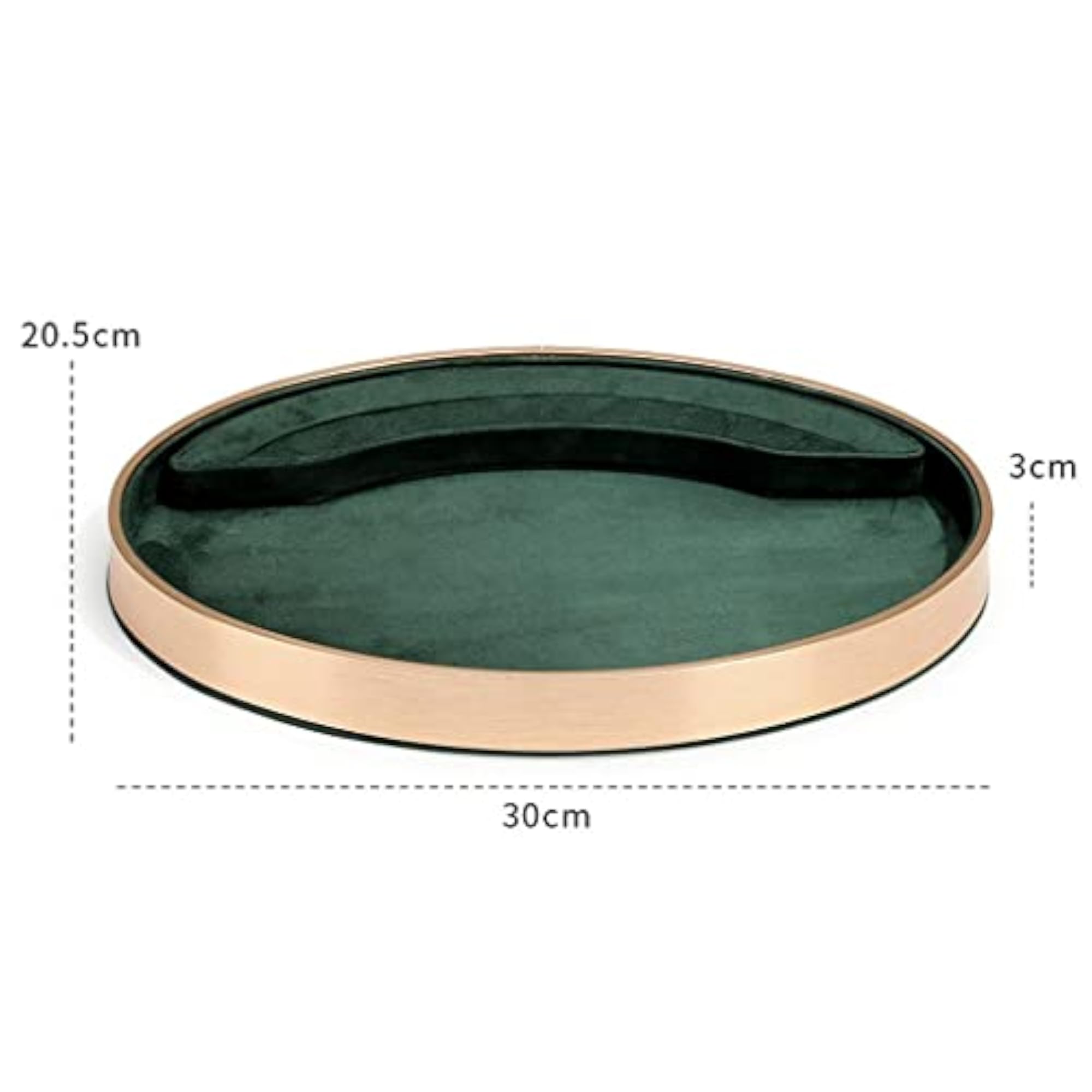 Luxury Oval Shape Jewelry Tray for Rings