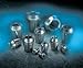 Lyndex-Nikken E16-019(C) Series ER16 Coolant Sealed Collet, 27 mm Length, Chromium Molybdenum Alloy Material, 19/64" Size
