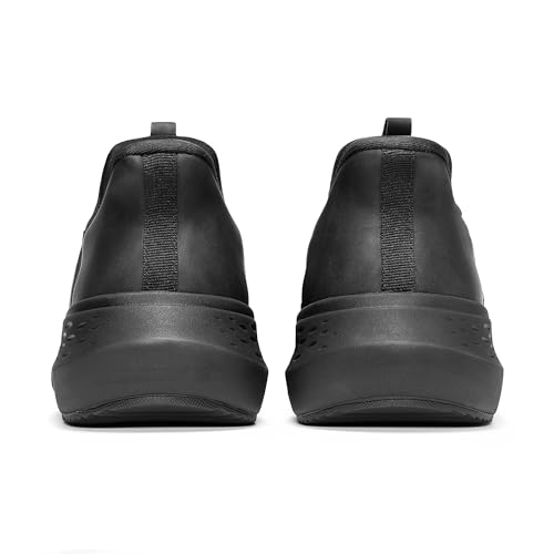 Bruno Marc Men's Hands Free Slip-on Loafers Casual Shoes Sneakers Breathable Knit Comfortable Lightweight Walking Shoes,Size 9.5,Black,BMUMWA2506