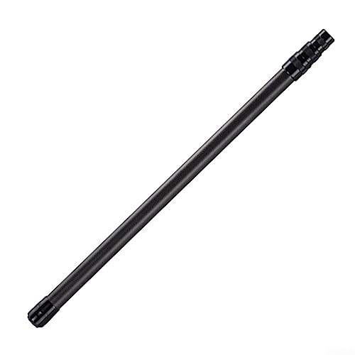 DAZZLEEX Manche télescopique en fibre de carbone avec tête de filet pliable 1,3 m