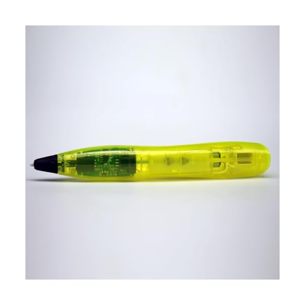 LIHUACHEN Lot de stylos 3D pour enfants avec filament PLA 24 couleurs, stylo d'impression 3D avec bouton de contrôle du capteur de lumière, câble USB, protège-doigts, pochoirs et support de dessin – Image 5