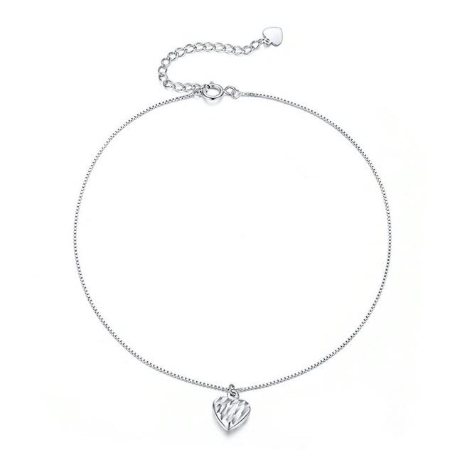Bracelet de cheville perles argent 925 chaîne de jambe bijoux de pied