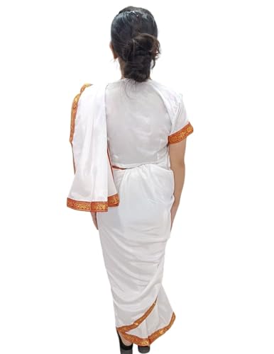 Image of BookMyCostume Bengali Saree Fancy Dress Costume 12-14 Years