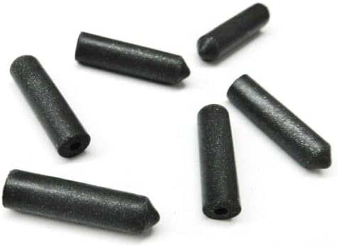 Silicone Rubber Points Bullet Black Med Grit Jewelry Polishing Made in Germany Pack of 10 by JTS